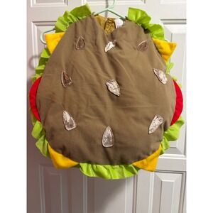 Underwraps Kids Cheeseburger Halloween Costume Brown Plush Food Size Medium